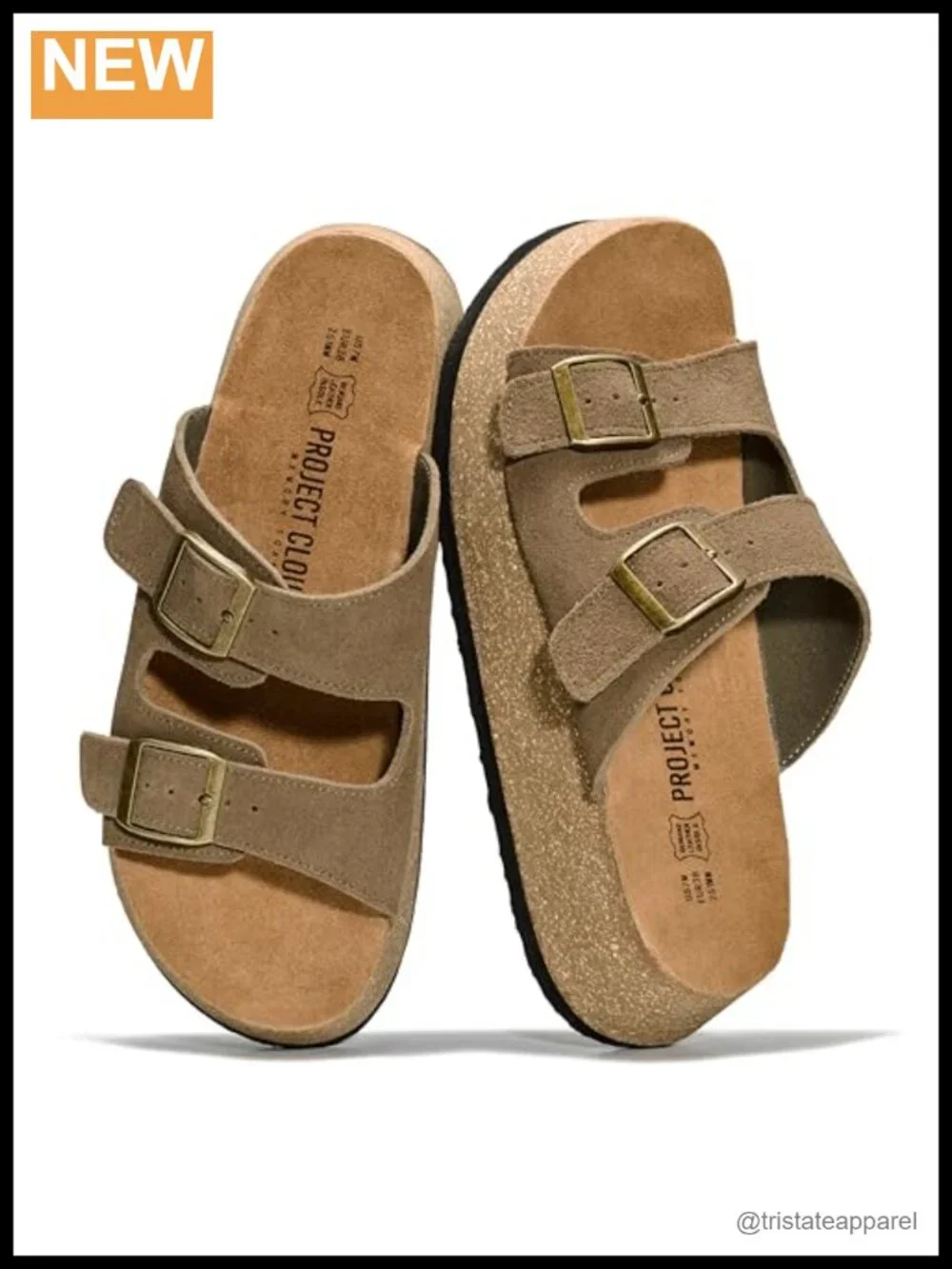 Genuine Leather Wedge Platform Sandals Non-Slip Outsole Plush Insole